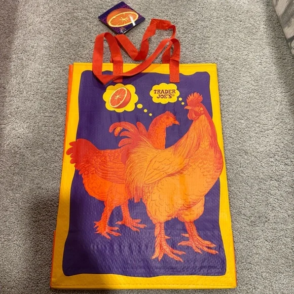 RARE Trader Joe’s Orange Chicken Reusable Bag-NWT - Picture 1 of 5